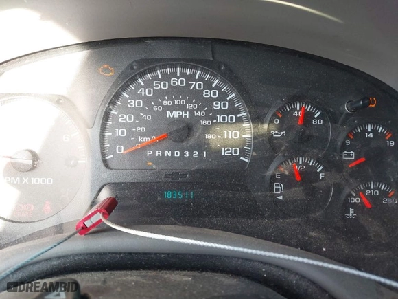 2007 Chevrolet TrailBlazer LT with VIN 1GNDT13S872125992, listed as a IAAI auction lot 41793457 with 183,511 mi miles. Bid and sale history available at carsss.com. Image 7.