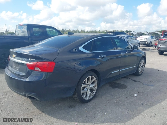 2018 Chevrolet Impala Premier with VIN 2G1125S31J9177076, listed as a IAAI auction lot 41543054 with 102,630 mi miles. Bid and sale history available at carsss.com. Image 4.