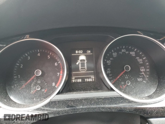 2016 Volkswagen Jetta Sedan 1.8T SEL with VIN 3VWL07AJ0GM327547, listed as a Copart auction lot 83978534 with 91,188 mi miles and Salvage Title. Bid and sale history available at carsss.com. Image 9.
