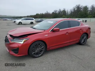 2022 Acura ILX Premium with VIN 19UDE2F87NA004271, listed as a Copart auction lot 60274525 with 33,422 mi miles and Salvage title. Bid and sale history available at DreamBid. Image 1.