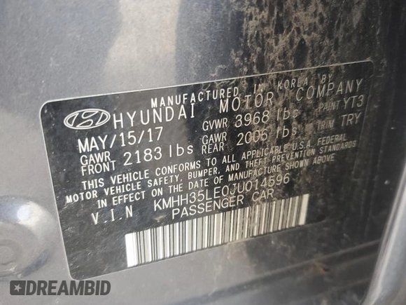 2018 Hyundai Elantra GT with VIN KMHH35LE0JU014596, listed as a Copart auction lot 65122474 with 0 mi miles and Salvage Title. Bid and sale history available at carsss.com. Image 13.