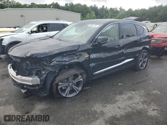 2024 Acura RDX Advance with VIN 5J8TC2H76RL025886, listed as a Copart auction lot 60041755 with 5,462 mi miles and Salvage title. Bid and sale history available at DreamBid. Image 1.