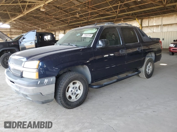 2005 Chevrolet Avalanche LS with VIN 3GNEC12Z55G294309, listed as a Copart auction lot 73583104 with 184,892 mi miles and Clean Title. Bid and sale history available at carsss.com. Image 1.