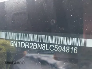 2020 Nissan Pathfinder SV с VIN 5N1DR2BN8LC594816, выставлен на аукционе IAAI как лот 42219632 с пробегом 34 404 миль миль и . История ставок и продаж доступна на DreamBid. Изображение 9.