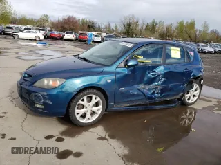 2008 Mazda 3 S Touring with VIN JM1BK343X81810444, listed as a Copart auction lot 50779035 with 129,463 mi miles and Salvage Title. Bid and sale history available at DreamBid. Image 1.