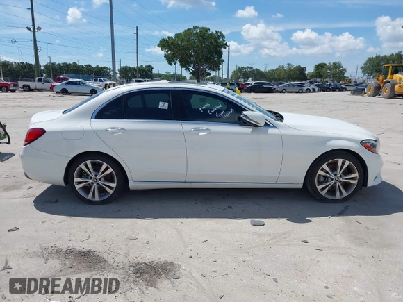2019 Mercedes-Benz C 300 with VIN 55SWF8DB5KU311106, listed as a IAAI auction lot 42022680 with Not provided miles and . Bid and sale history available at DreamBid. Image 12.