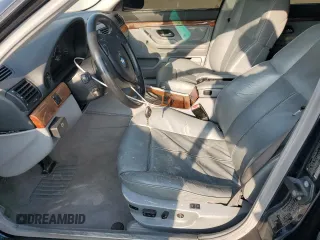 2001 BMW 7 Series 740iA with VIN WBAGG83421DN85338, listed as a Copart auction lot 71231314 with 185,234 mi miles and Salvage Title. Bid and sale history available at carsss.com. Image 7.