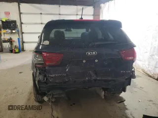 2020 Kia Sorento EX V6 with VIN 5XYPHDA52LG705650, listed as a Copart auction lot 52375305 with 76,864 mi miles and Salvage Title. Bid and sale history available at carsss.com. Image 6.
