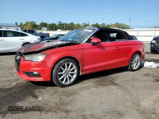 2015 Audi A3 2.0T Premium Plus with VIN WAU3FLFF6F1142751, listed as a Copart auction lot 70931604 with 0 mi miles and Salvage Title. Bid and sale history available at carsss.com. Image 1.