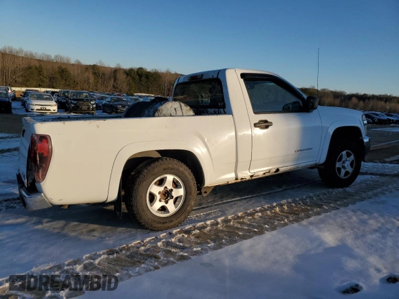 2005 GMC Canyon SL Z85 with VIN 1GTDT146758177330, listed as a Copart auction lot 87684175 with 0 mi miles and Clean Title. Bid and sale history available at carsss.com. Image 3.