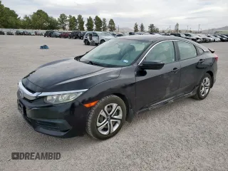 2017 Honda Civic LX with VIN 19XFC2F52HE023461, listed as a Copart auction lot 57175785 with 98,527 mi miles and Salvage title. Bid and sale history available at DreamBid. Image 1.