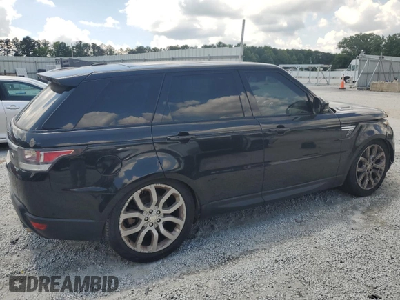 2015 Land Rover Range Rover Sport HSE with VIN SALWR2VF8FA605744, listed as a Copart auction lot 59903855 with 135,276 mi miles and Clean title. Bid and sale history available at DreamBid. Image 3.