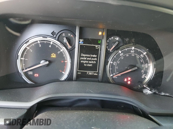 2024 Toyota 4Runner TRD Off Road with VIN JTERU5JR3R6288012, listed as a Copart auction lot 52328635 with 7,387 mi miles and Salvage title. Bid and sale history available at DreamBid. Image 9.