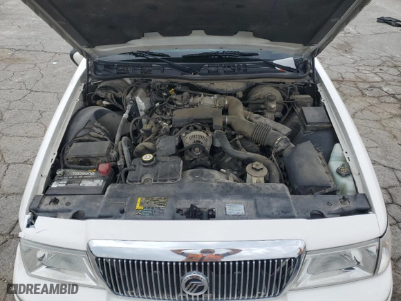2004 Mercury Grand Marquis LS Premium with VIN 2MEFM75W34X667347, listed as a Copart auction lot 61209224 with 129,345 mi miles and Salvage Title. Bid and sale history available at carsss.com. Image 12.