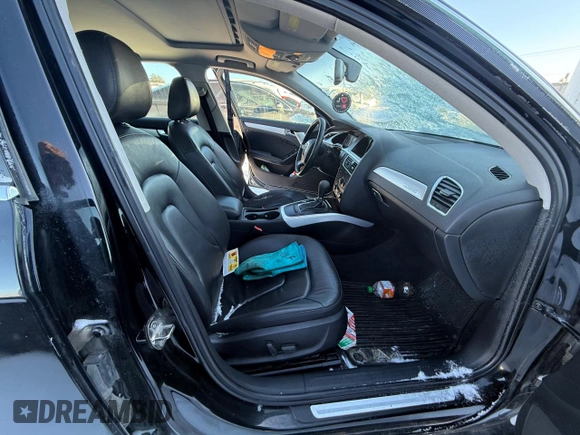 2009 Audi A4 with VIN WAULF68K79N017833, listed as a Copart auction lot 86507584 with 202,534 mi miles and Salvage title. Bid and sale history available at DreamBid. Image 10.