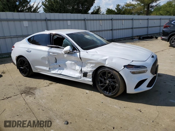 2022 Genesis G70 2.0T z VIN KMTG34TA2NU097012, wystawiony jako Copart lot #72409144 z przebiegiem 56 103 mil mil oraz Szkoda całkowita • Salvage title. Historia ofert i sprzedaży dostępna na DreamBid. Obrazek 4.
