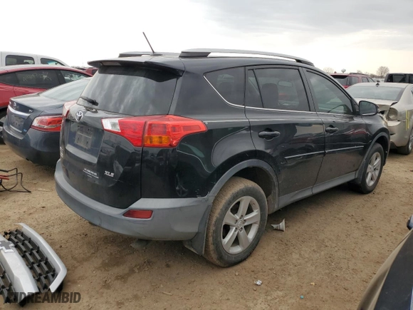 2014 Toyota RAV4 XLE with VIN 2T3WFREV0EW127982, listed as a Copart auction lot 49203355 with 0 mi miles and Salvage Title. Bid and sale history available at carsss.com. Image 3.