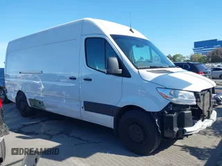 2023 Mercedes-Benz Sprinter Cargo with VIN W1Y4NCHY2PT151425, listed as a IAAI auction lot 41889490 with 27,563 mi miles. Bid and sale history available at carsss.com. Image 13.