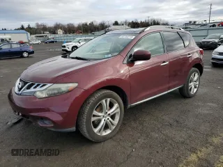 2011 Nissan Murano LE with VIN JN8AZ1MW5BW164010, listed as a Copart auction lot 48754315 with 124,918 mi miles and Salvage Title. Bid and sale history available at carsss.com. Image 1.