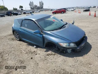 2012 Honda CR-Z EX with VIN JHMZF1D62CS003029, listed as a Copart auction lot 62111505 with 108,128 mi miles and Salvage title. Bid and sale history available at DreamBid. Image 4.