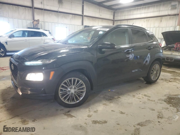 2018 Hyundai Kona SEL with VIN KM8K62AA0JU149329, listed as a Copart auction lot 45638595 with 84,087 mi miles and Salvage Title. Bid and sale history available at carsss.com. Image 1.