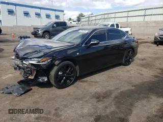 2023 Lexus ES with VIN 58ABA1C19PU028483, listed as a Copart auction lot 69848384 with 21,732 mi miles and Salvage Title. Bid and sale history available at carsss.com. Image 1.