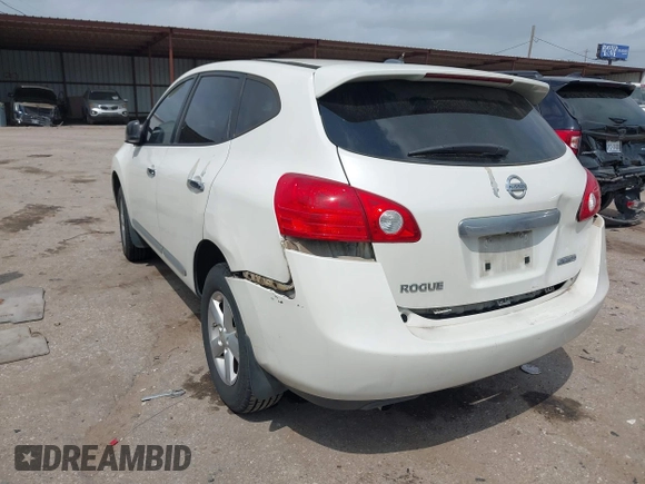 2012 Nissan Rogue S with VIN JN8AS5MTXCW289670, listed as a IAAI auction lot 41973063 with 182,715 mi miles. Bid and sale history available at carsss.com. Image 3.