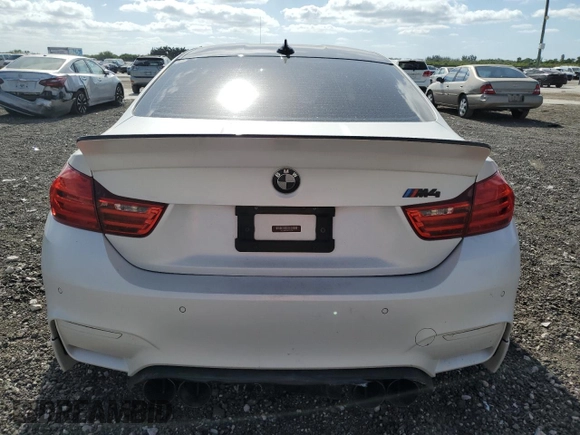 2015 BMW M4 with VIN WBS3R9C58FK330635, listed as a Copart auction lot 50525664 with 47,100 mi miles. Bid and sale history available at carsss.com. Image 6.
