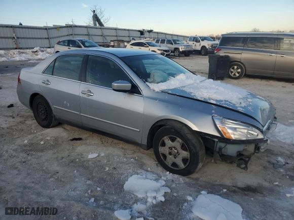 2006 Honda Accord Sdn LX with VIN 1HGCM56446A173131, listed as a Copart auction lot 89193125 with 216,831 mi miles and Salvage Title. Bid and sale history available at carsss.com. Image 4.