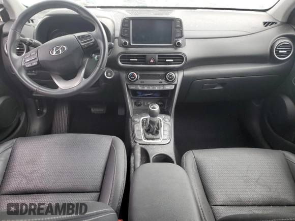 2019 Hyundai Kona Ultimate with VIN KM8K5CA51KU221572, listed as a Copart auction lot 85927904 with 0 mi miles and Salvage Title. Bid and sale history available at carsss.com. Image 8.