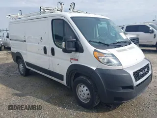 2020 Ram ProMaster Cargo with VIN 3C6TRVAG1LE135423, listed as a IAAI auction lot 41825063 with 113,125 mi miles and . Bid and sale history available at DreamBid. Image 1.