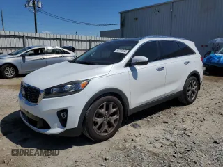 2019 Kia Sorento EX Sport with VIN 5XYPH4A57KG609835, listed as a Copart auction lot 52255335 with 101,927 mi miles and Non repairable. Bid and sale history available at DreamBid. Image 1.