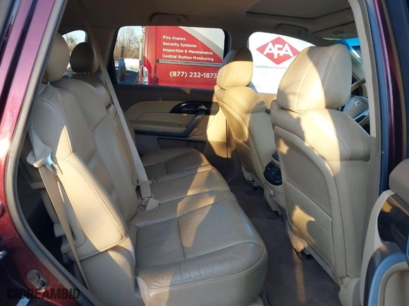 2009 Acura MDX with VIN 2HNYD28239H516882, listed as a IAAI auction lot 41435243 with 136267 miles. Bid and sale history available at carsss.com. Image 8.