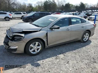 2022 Chevrolet Malibu LS with VIN 1G1ZC5ST2NF153396, listed as a Copart auction lot 51213455 with 21,803 mi miles and Salvage Title. Bid and sale history available at DreamBid. Image 1.