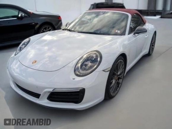 2017 Porsche 911 Carrera S with VIN WP0CB2A95HS154493, listed as a Copart auction lot 53514505 with 21,546 mi miles and Salvage Title. Bid and sale history available at DreamBid. Image 2.