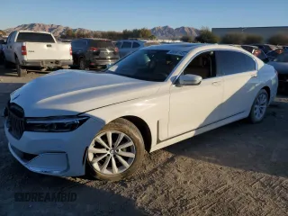 2020 BMW 7 Series 740i with VIN WBA7T2C05LGL17214, listed as a Copart auction lot 88991145 with 49,566 mi miles and Salvage Title. Bid and sale history available at carsss.com. Image 1.