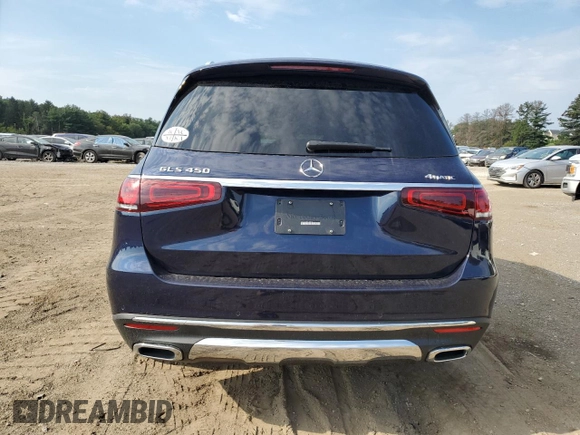 2022 Mercedes-Benz GLS with VIN 4JGFF5KE4NA706416, listed as a Copart auction lot 67030163 with 21,153 mi miles. Bid and sale history available at carsss.com. Image 6.