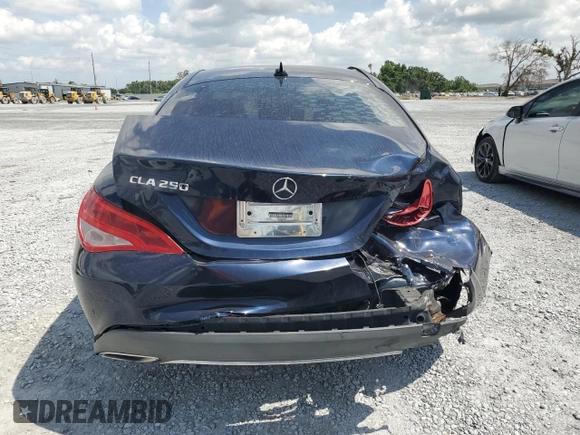 2018 Mercedes-Benz CLA 250 with VIN WDDSJ4EB2JN508634, listed as a Copart auction lot 58508315 with 50,037 mi miles and Clean title. Bid and sale history available at DreamBid. Image 6.