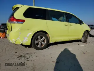 2013 Toyota Sienna L with VIN 5TDZK3DC7DS289422, listed as a Copart auction lot 87951105 with 183,949 mi miles and Salvage Title. Bid and sale history available at carsss.com. Image 3.