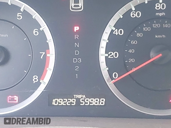 2010 Honda Accord LX with VIN 1HGCP2F30AA103339, listed as a IAAI auction lot 42548616 with 109,229 mi miles and . Bid and sale history available at DreamBid. Image 15.