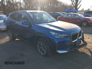 2023 BMW X1 xDrive28i with VIN WBX73EF08P5Y03214, listed as a IAAI auction lot 41336749 with 6,589 mi miles and . Bid and sale history available at DreamBid. Image 1.