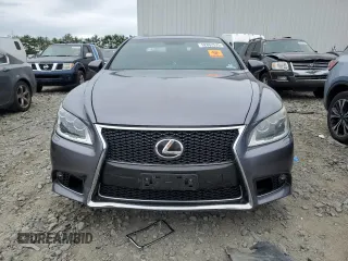 2013 Lexus LS 460 with VIN JTHCL5EF9D5018860, listed as a Copart auction lot 62862525 with 85,094 mi miles and Salvage title. Bid and sale history available at DreamBid. Image 5.