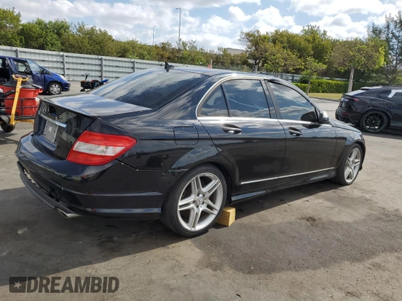 2008 Mercedes-Benz C 300 Sport with VIN WDDGF54X28R018336, listed as a Copart auction lot 54713545 with 133,339 mi miles and Salvage Title. Bid and sale history available at DreamBid. Image 3.