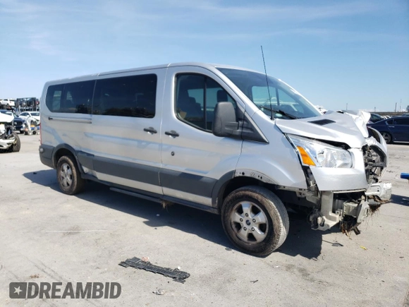 2018 Ford Transit Passenger XL with VIN 1FBZX2YG5JKA70183, listed as a Copart auction lot 49186465 with 130,795 mi miles and Salvage title. Bid and sale history available at DreamBid. Image 4.