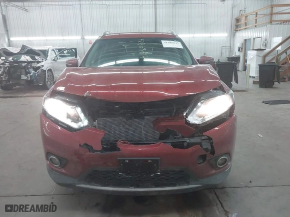 2015 Nissan Rogue SV with VIN 5N1AT2MK7FC835647, listed as a IAAI auction lot 41480827 with 115447 miles. Bid and sale history available at carsss.com. Image 13.