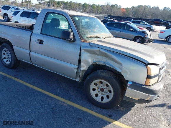 2006 Chevrolet Silverado 1500 Work Truck with VIN 1GCEC14Z16Z263047, listed as a IAAI auction lot 41771537 with 128,738 mi miles. Bid and sale history available at carsss.com. Image 6.