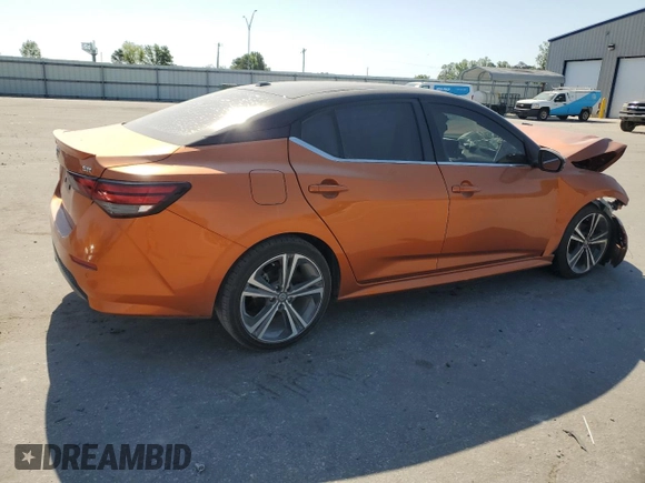 2021 Nissan Sentra SR z VIN 3N1AB8DV6MY202651, wystawiony jako Copart lot #53804805 z przebiegiem 60 290 mil mil oraz Szkoda całkowita • Salvage title. Historia ofert i sprzedaży dostępna na DreamBid. Obrazek 3.