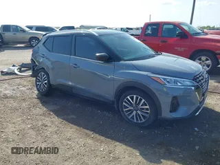 2024 Nissan Kicks SV with VIN 3N1CP5CV7RL484703, listed as a IAAI auction lot 41815971 with 20,961 mi miles. Bid and sale history available at carsss.com. Image 1.
