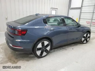 2023 Polestar 2 with VIN YSMED3KAXPL113775, listed as a Copart auction lot 73656184 with 15,279 mi miles and Clean Title. Bid and sale history available at carsss.com. Image 3.