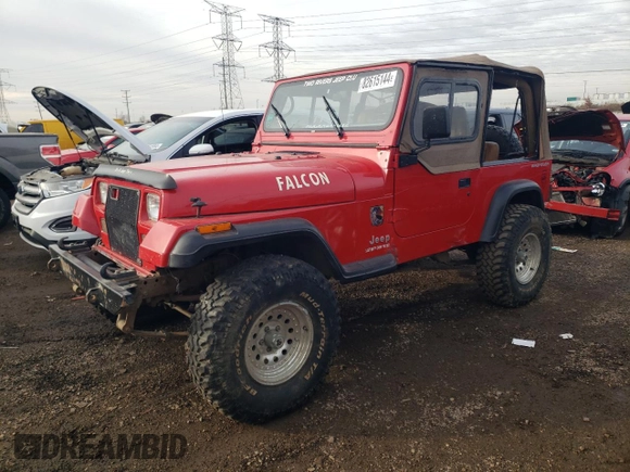 1995 Jeep Wrangler S with VIN 1J4FY19P5SP286022, listed as a Copart auction lot 82615144 with 194,475 mi miles and Clean Title. Bid and sale history available at carsss.com. Image 1.